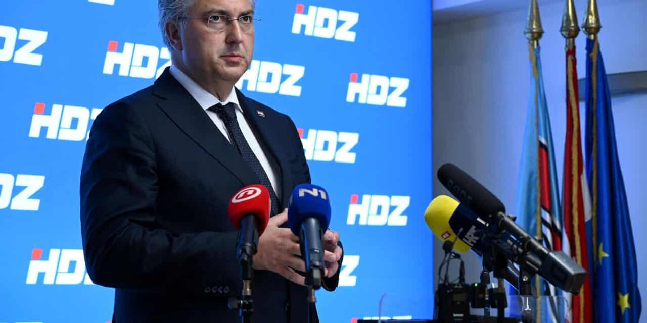 Zagreb: Izjava Andreja Plenkovića nakon sjednice predsjedništva HDZ-a