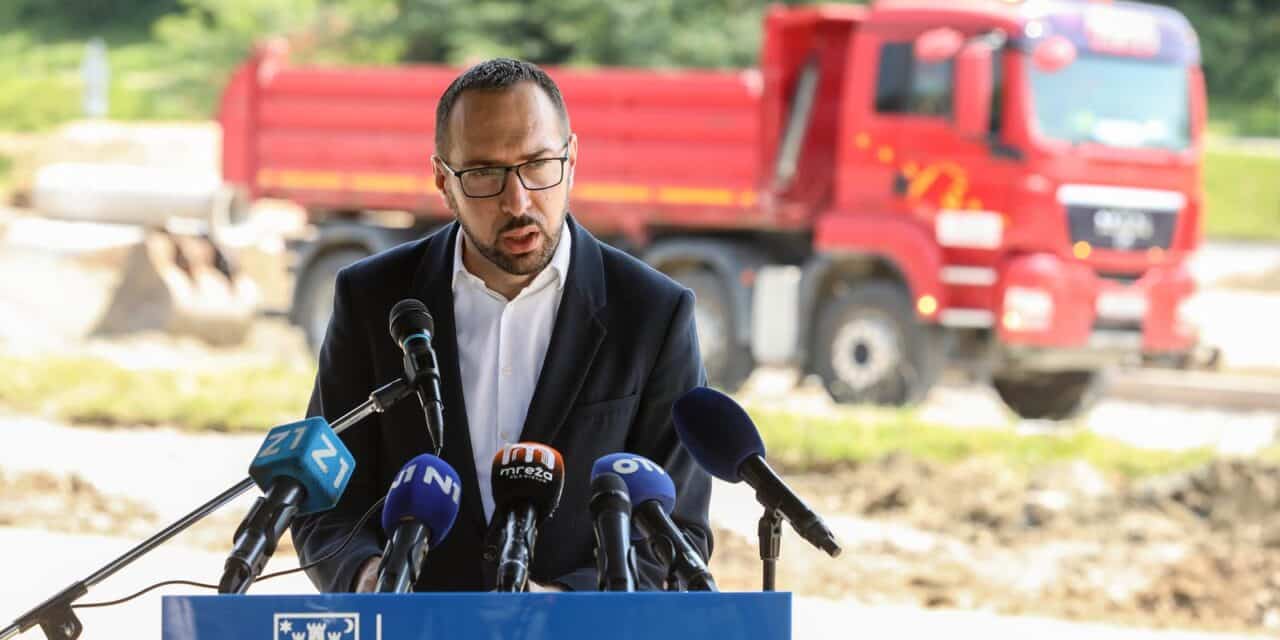 Zagreb: Gradonačelnik obišao radove na okretištu tramvaja na Mihaljevcu