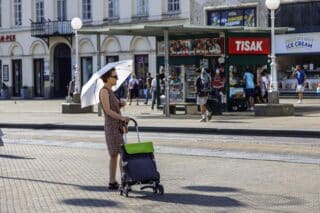 Zagreb: Ekstremne vrućine opustjele centar grada