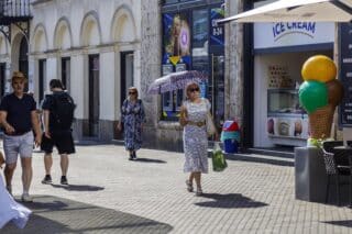 Zagreb: Ekstremne vrućine opustjele centar grada