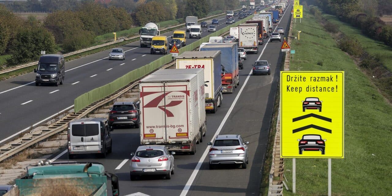 Zagreb: Gužva na zagrebačkoj zaobilaznici u smjeru istoka