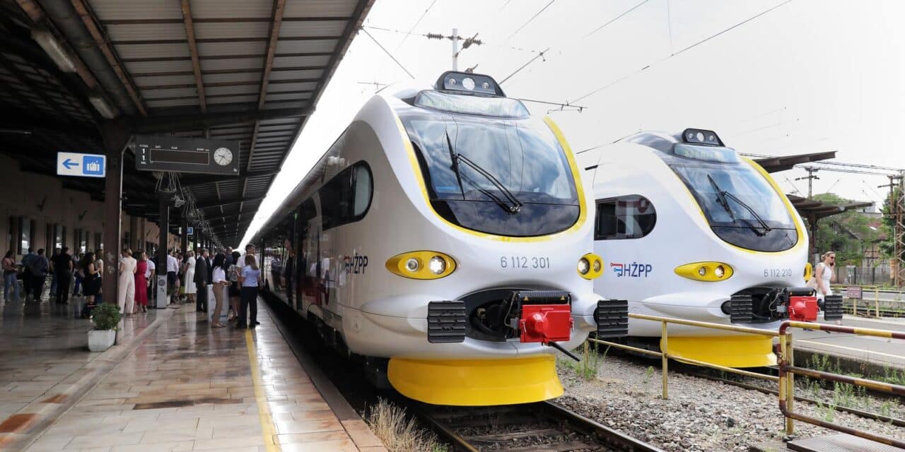 Zagreb: Prvi elektromotorni vlakovi HŽ-a za regionalni prijevoz