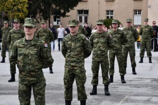 Požega: Predsjednik Milanović na svečanoj prisezi 34. naraštaja ročnika na dragovoljnom vojnom osposobljavanju