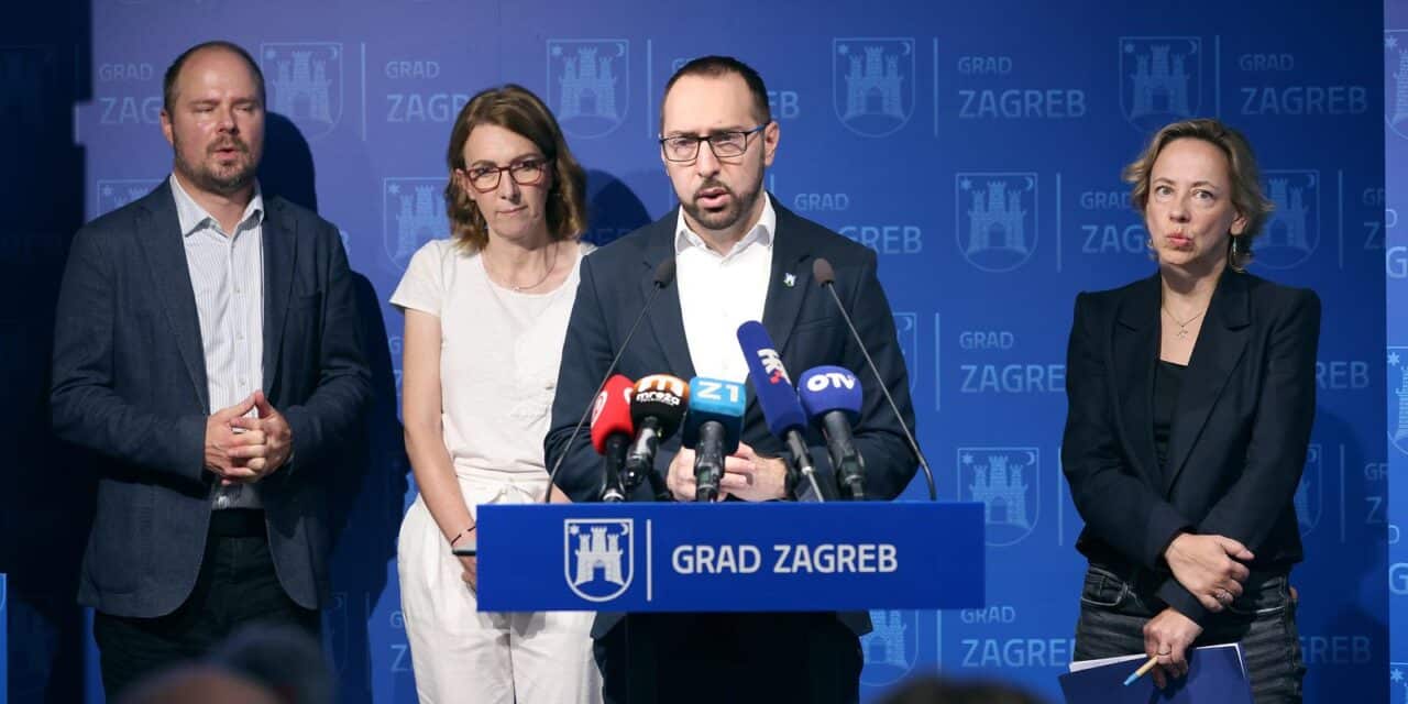 Zagreb: Redovna konferencija za medije gradonačelnika Tomaševića