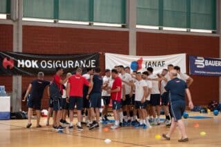 Zagreb: Trening muške rukometne reprezentacije prije odlaska na Olimpijske igre