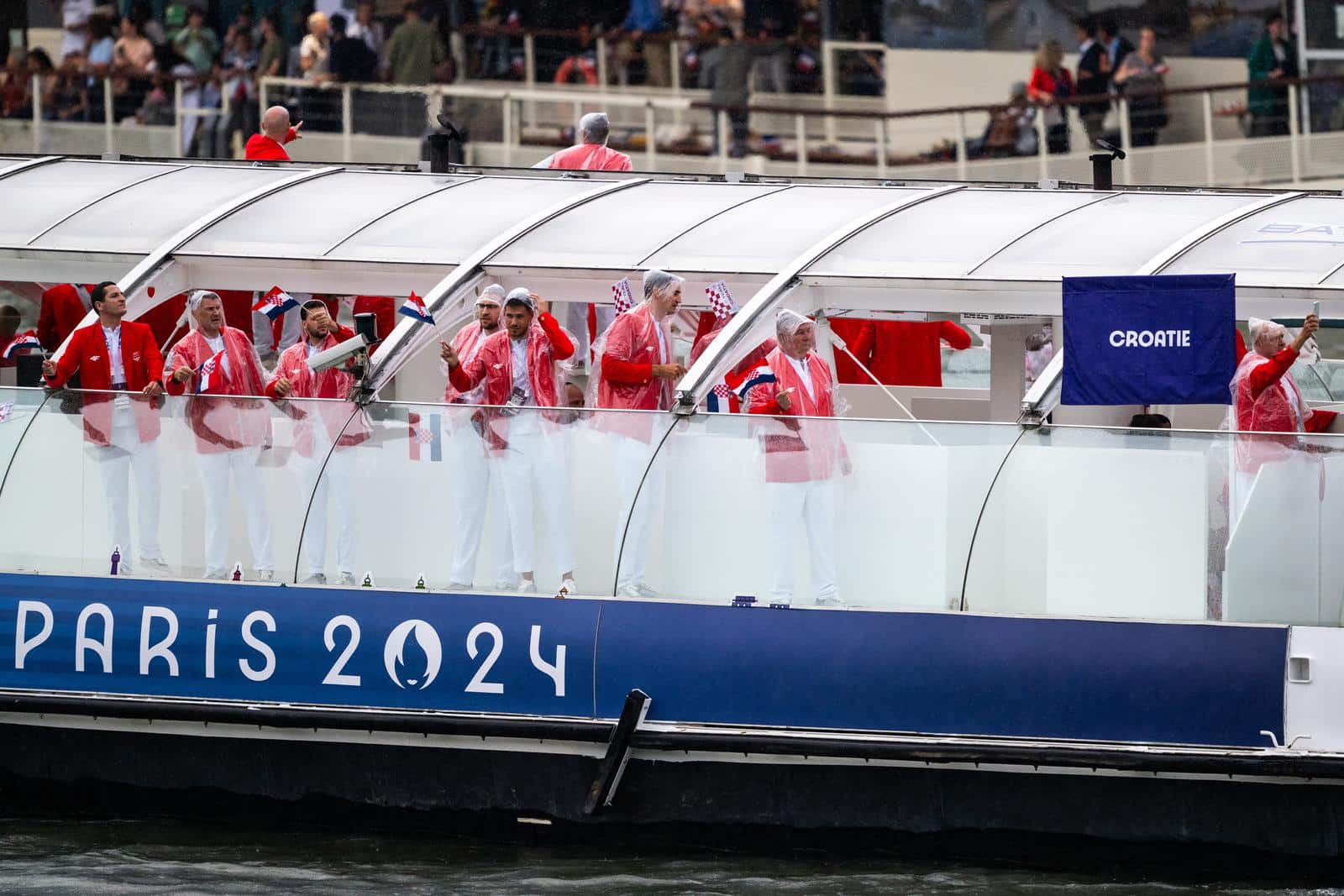 Hrvatski sporta�i na otvorenju Olimpijskih igara u Parizu 2024.