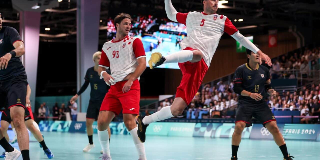 Pariz: Olimpijske igre 2024., rukomet, grupna faza natjecanje, grupa A, Hrvatska – Japan