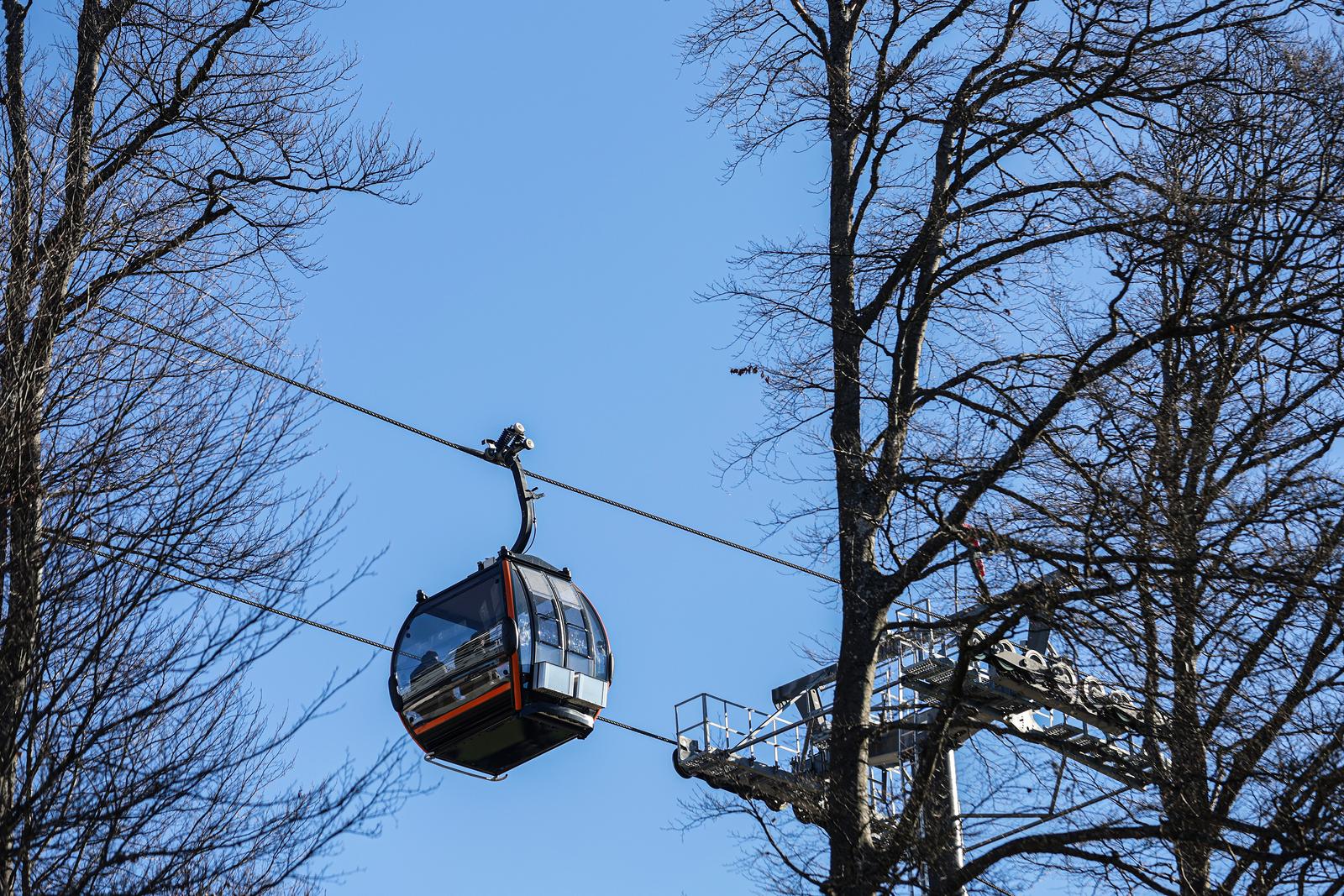 Zagreb: Sunčana nedjelja na Sljemenu