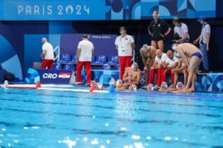 Pariz: XXXIII. Olimpijske igre Pariz 2024. Vaterpolo utakmica, grupa A, Hrvatska – Crna Gora