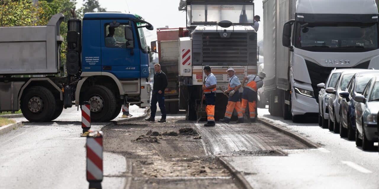 Zagreb: Radovi na sanaciji sjevernog kolničkog traka Zagrebačke avenije