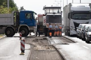 Zagreb: Radovi na sanaciji sjevernog kolničkog traka Zagrebačke avenije