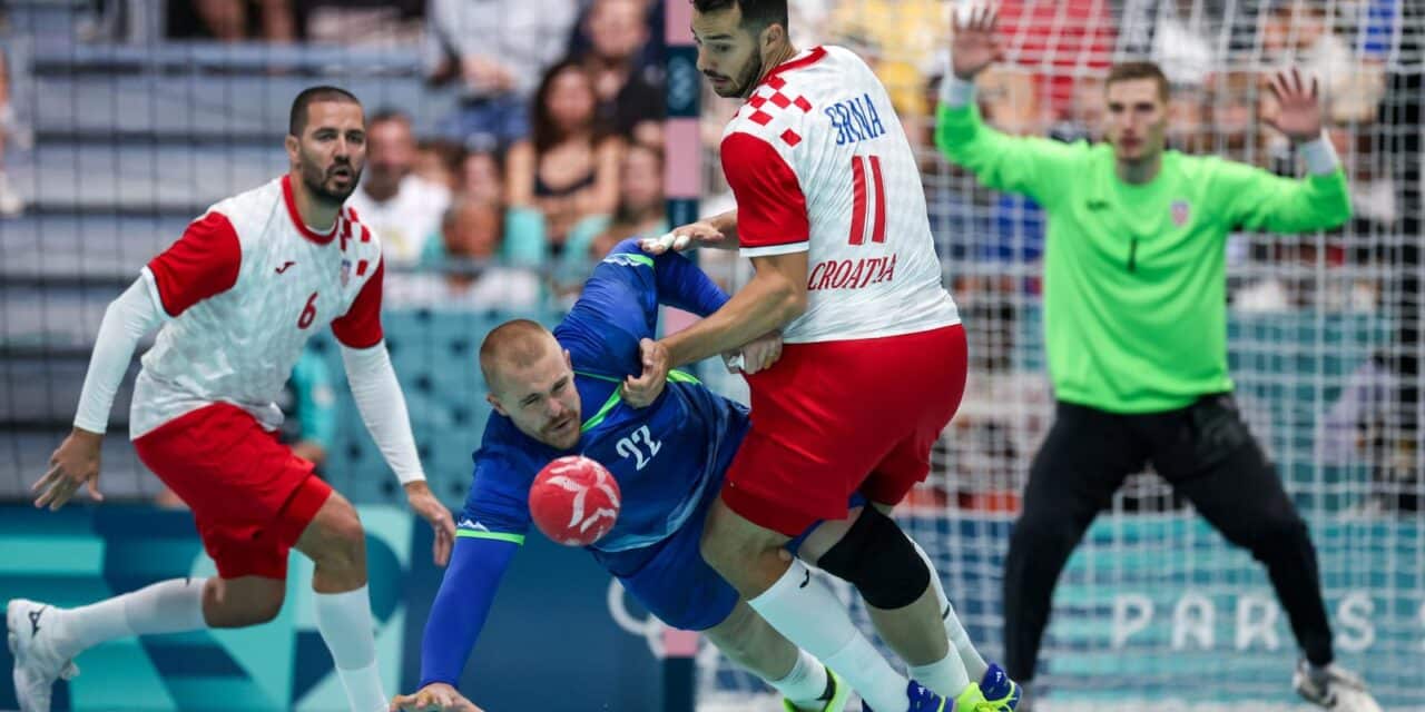 Pariz: XXXIII. Olimpijske igre Pariz 2024. Rukomet, Grupna faza natjecanja, grupa A, Slovenija – Hrvatska