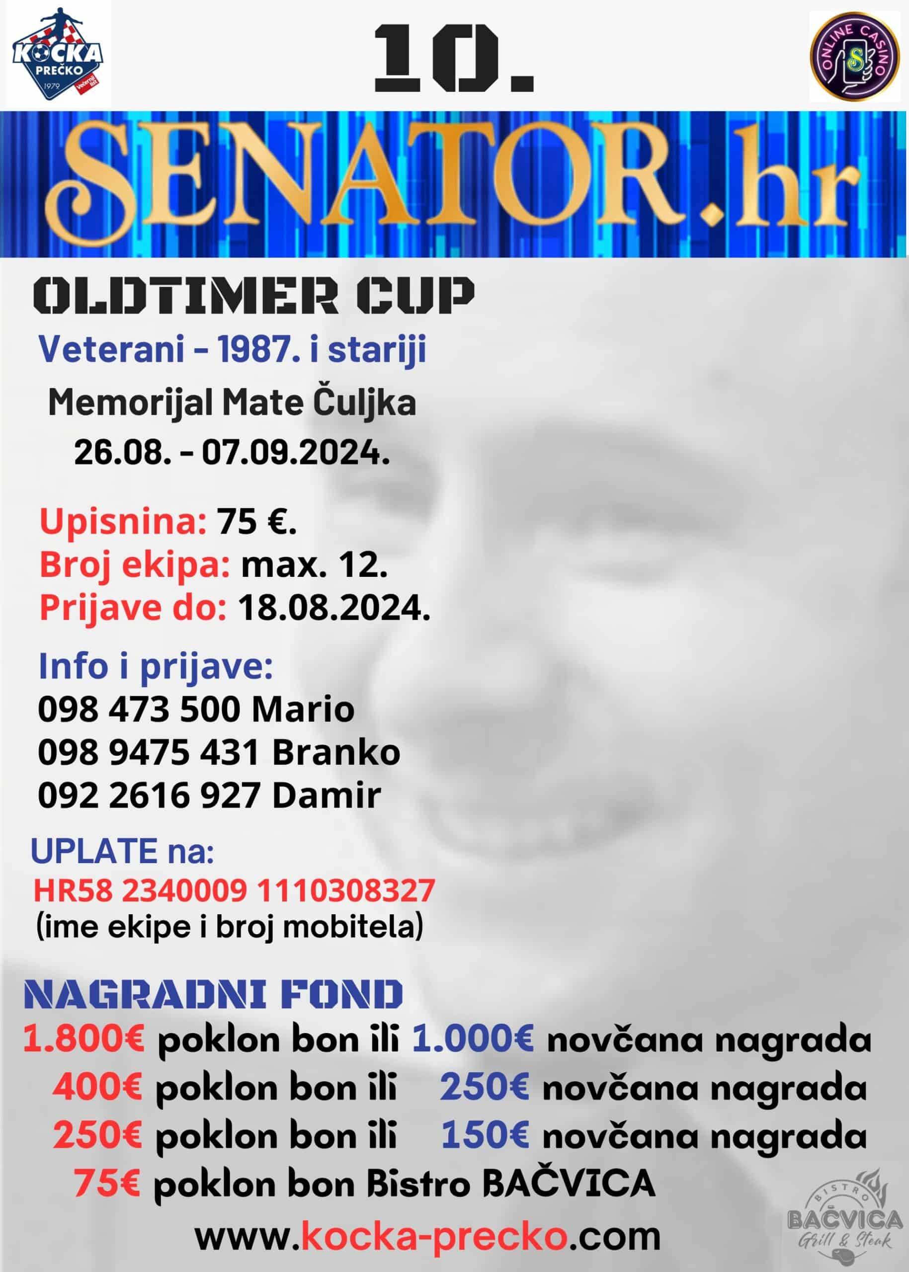 10. SENATOR.hr OldTimer cup Memorijal Mate Čuljka