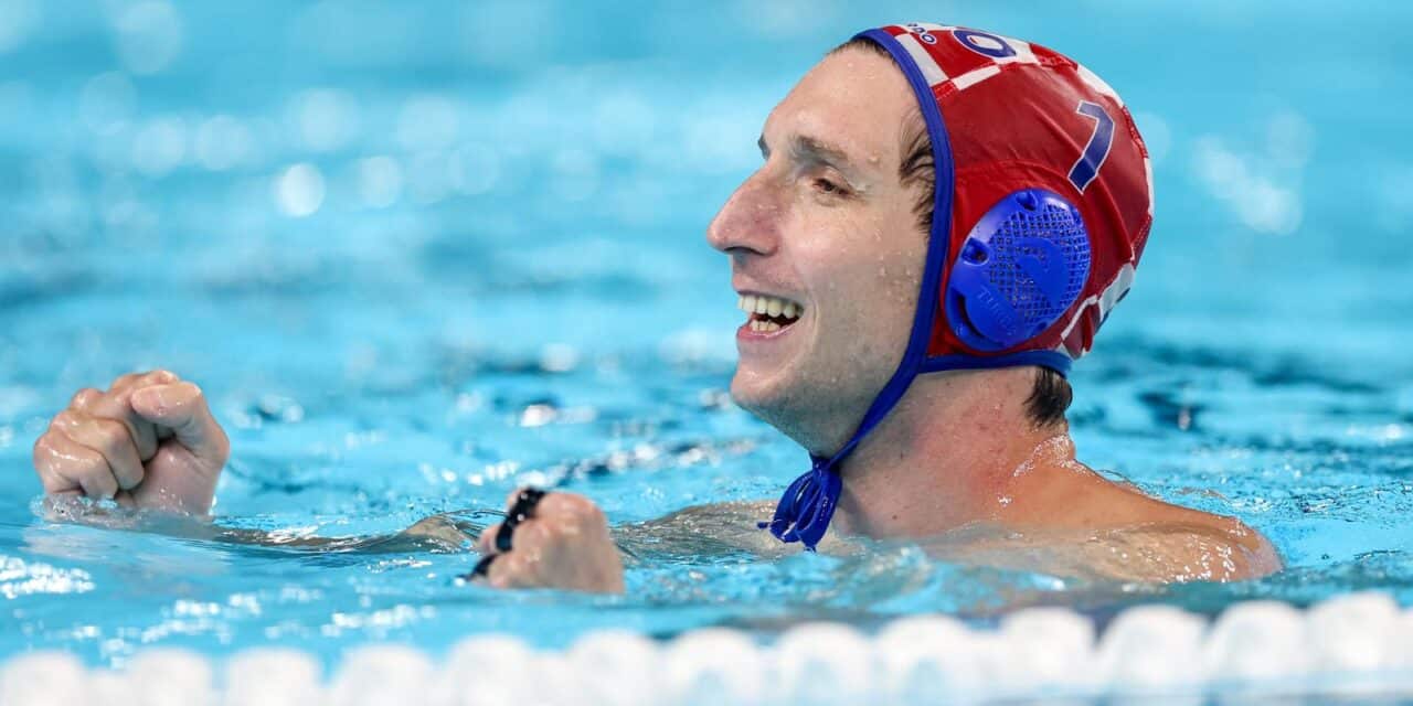 Pariz: Slavlje vaterpolista nakon osiguranog finala na Olimpijskim igrama