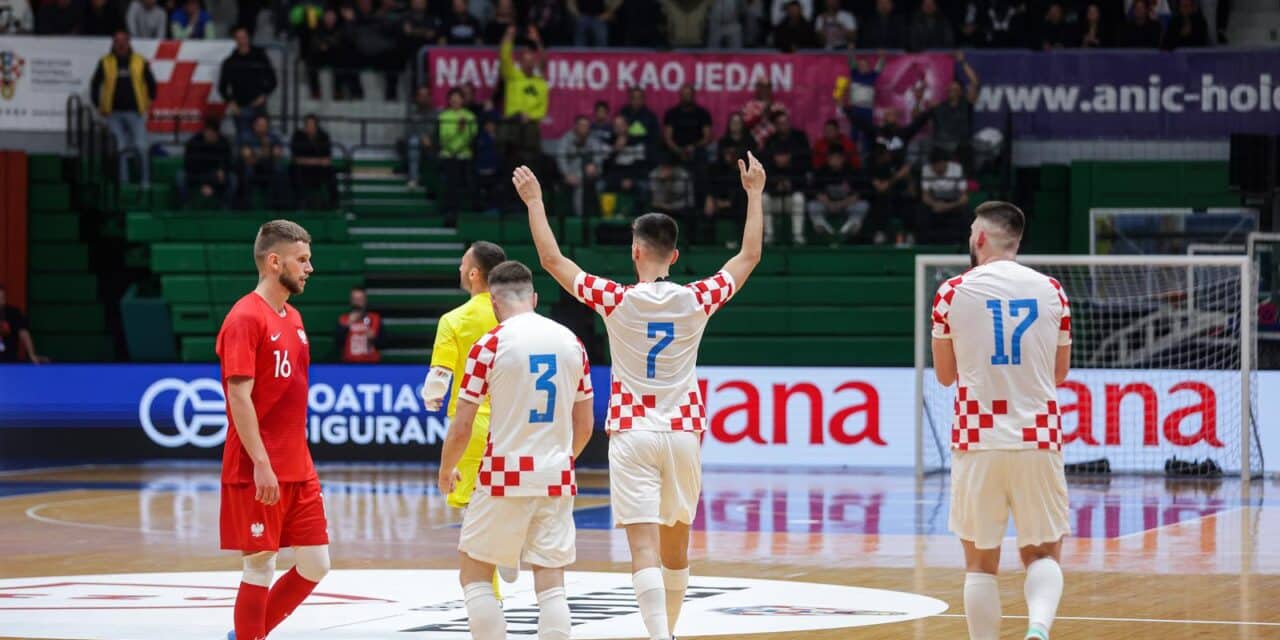 Susret Hrvatske i Poljske u dodatnim kvalifikacijama za Svjetsko prvenstvo u futsalu