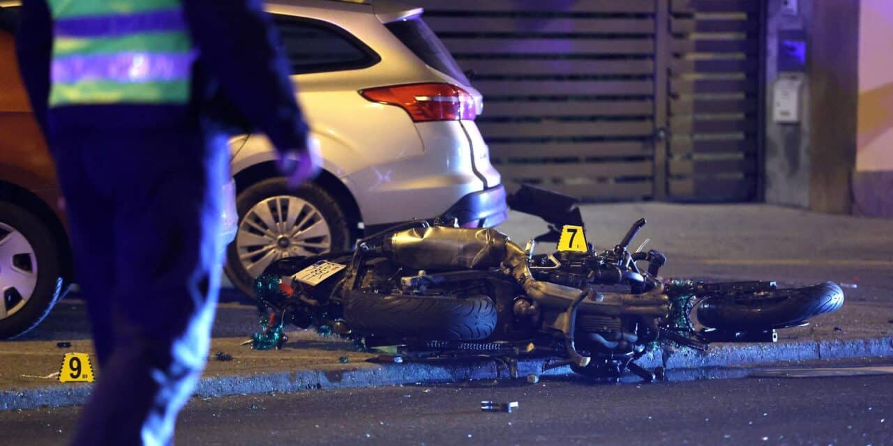 motor policija nesreća