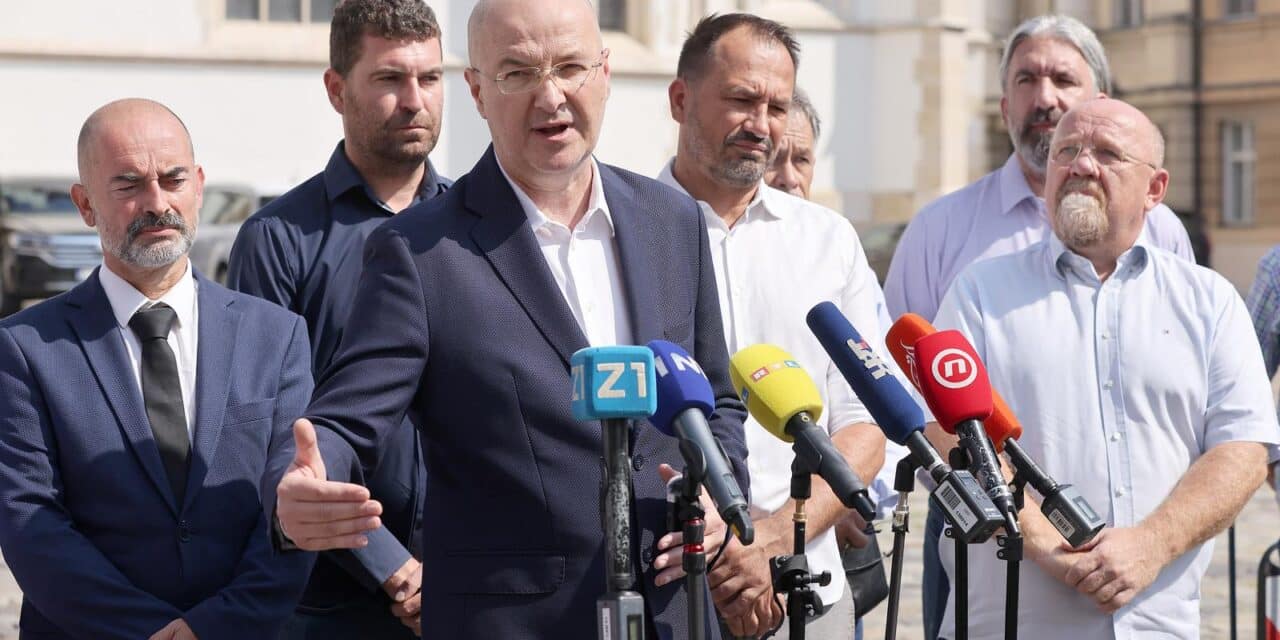 Zagreb: Mario Radić održao konferenciju za medije o nadolazećim unutarstranačkim izborima