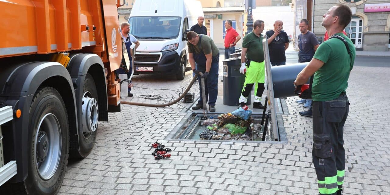 Zagreb:  U Vlaškoj ulici poplavljen podzemni spremnik za otpad