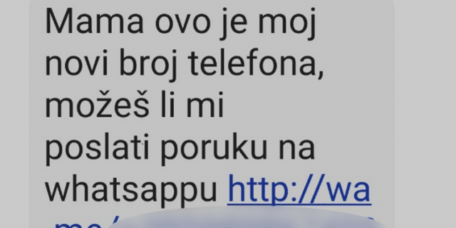 Smishing fotografija 1
