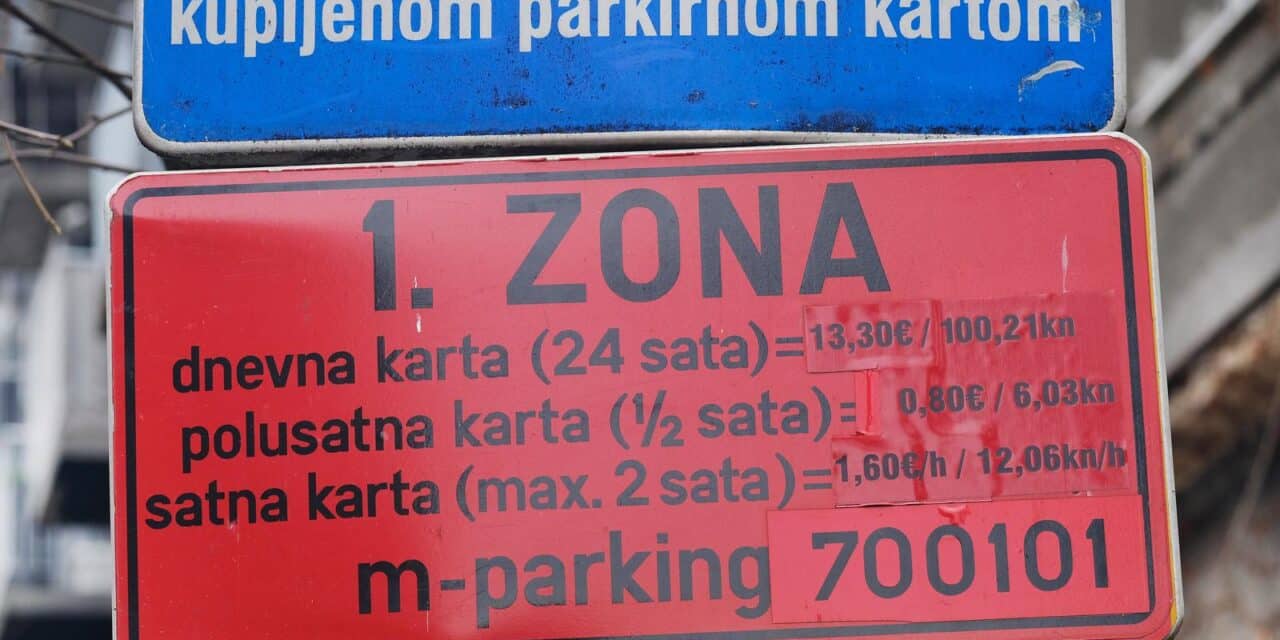 Zagreb: Parkirni automati u gradu nakon uvođenja eura