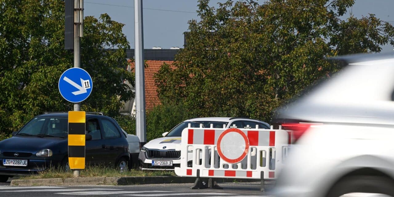 Zagreb: Od jutros zatvoren ulaz iz ulice Republike Njemačke u Većeslava Holjevca