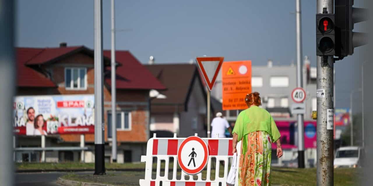 Zagreb: Od jutros zatvoren ulaz iz ulice Republike Njemačke u Većeslava Holjevca