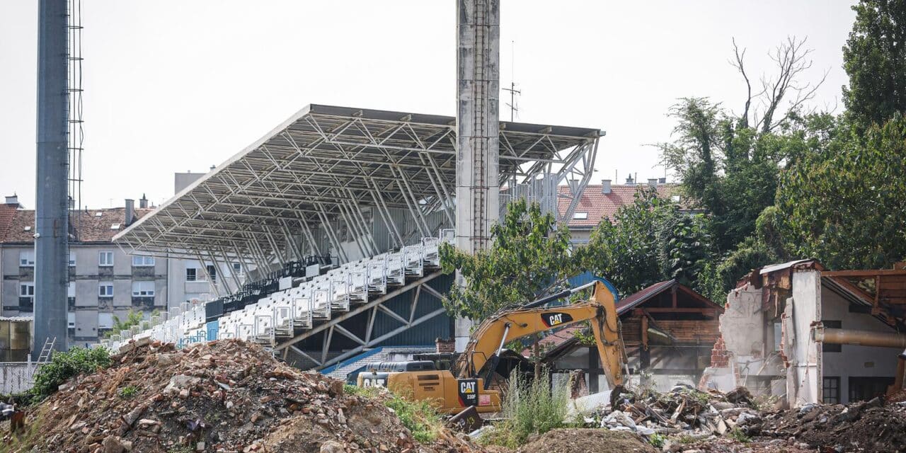 Zagreb: U tijeku je rušenje kultnog restorana Zagrebački bijeli