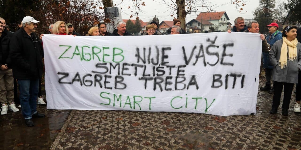 Zagreb: Prosvjedni skup protiv izgradnje centra za gospodarenje otpadom u Resniku