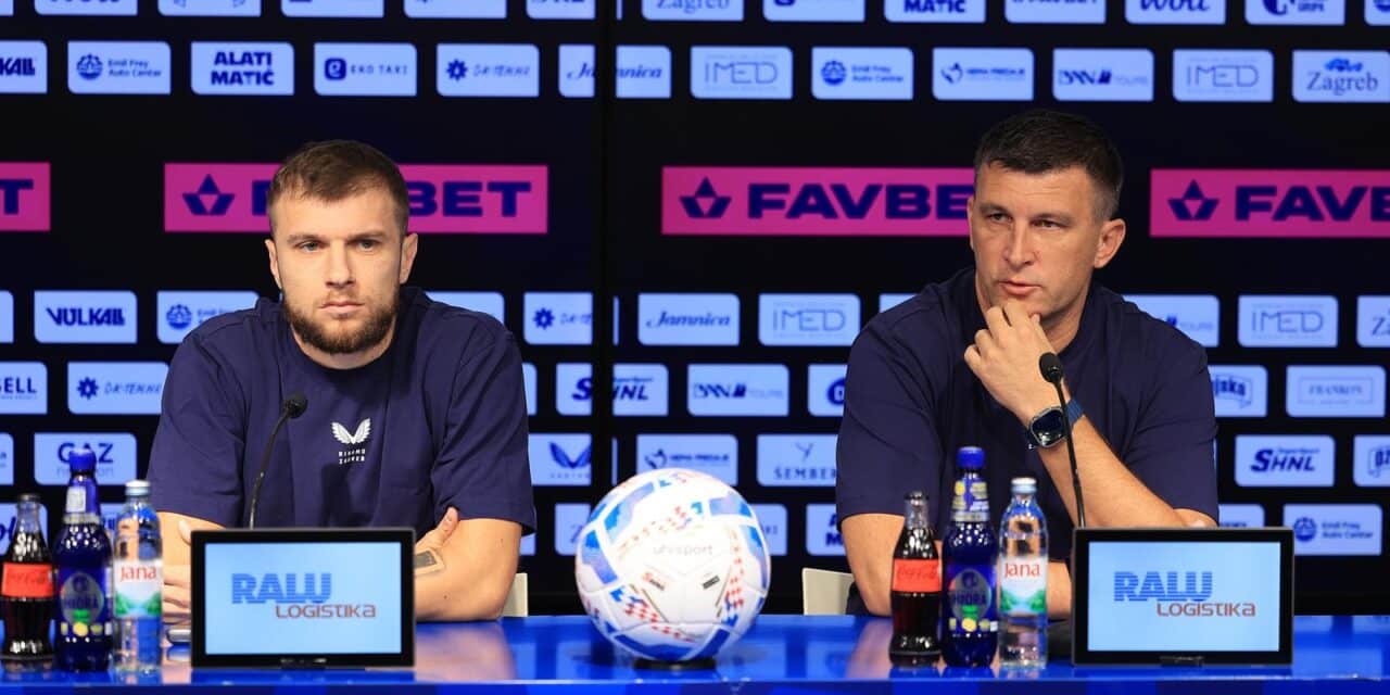 Zagreb: Konferencija za medije GNK Dinamo uoči utakmice protiv HNK Hajduk