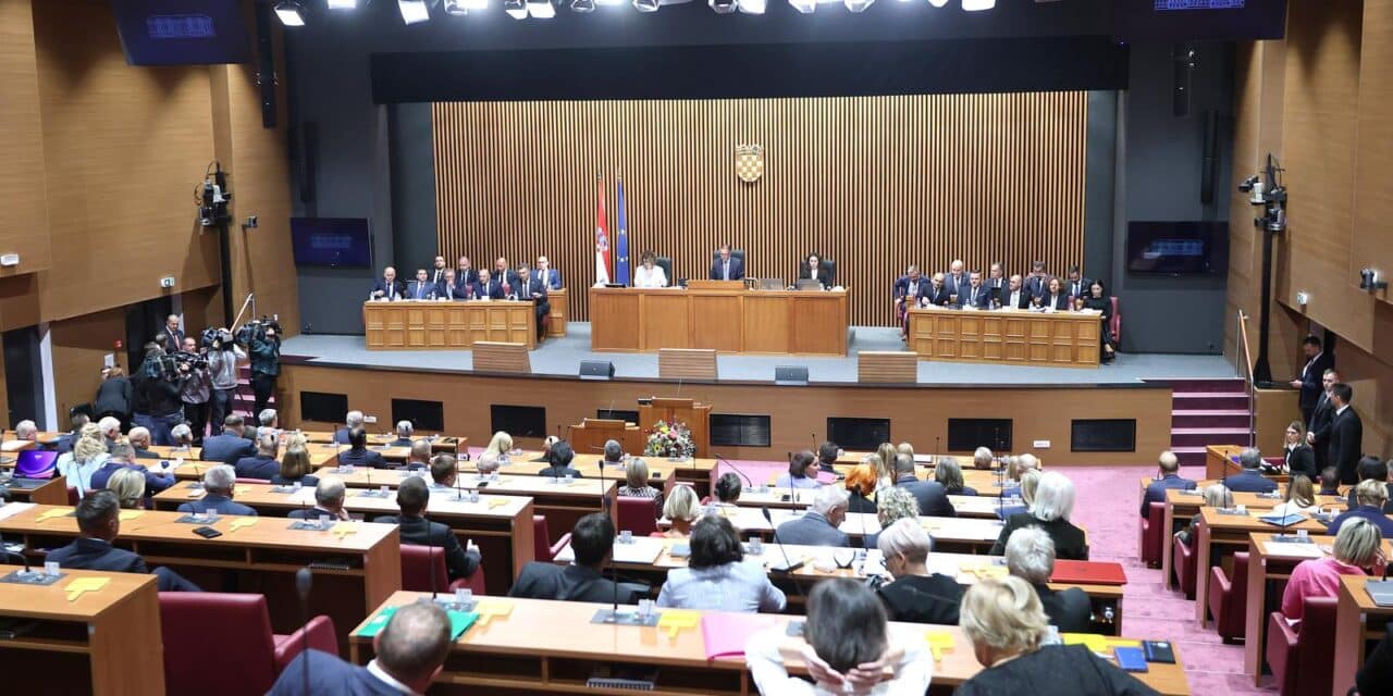 Sabor povjerenje vlada Andrej Plenković SDP