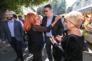 Milanović na manifestaciji Stara jela z Dugoga Sela