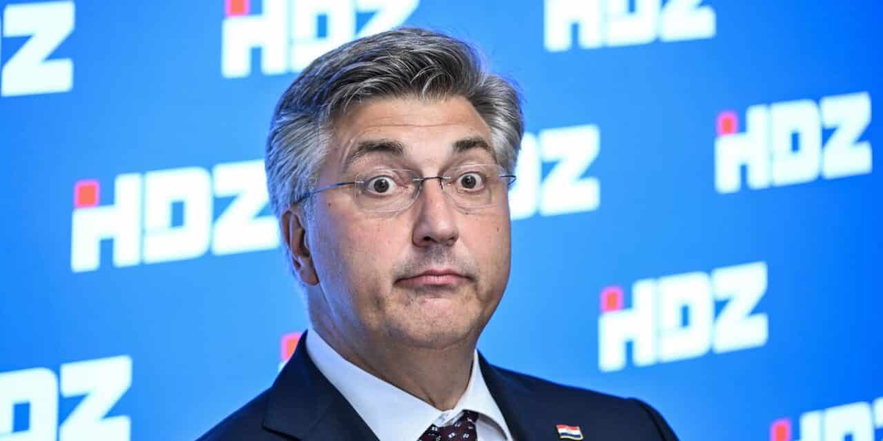 Zagreb: Andrej Plenković obratio se medijima nakon sjednice Predsjedištva HDZ-a
