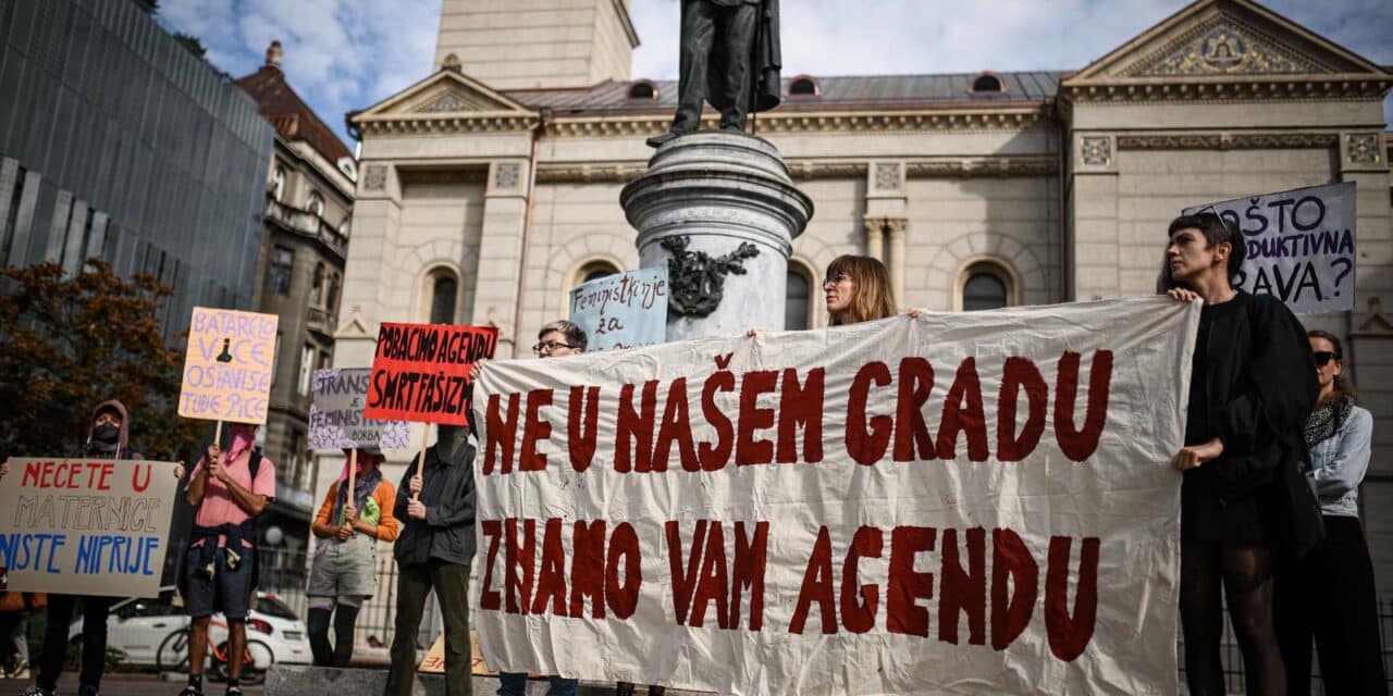 Zagreb: Protestna akcija “Ne u našem gradu, znamo vam agendu”