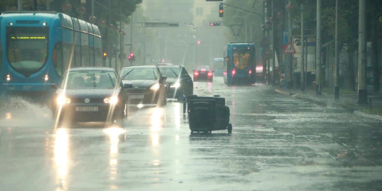 Jaki pljusak u Zagrebu izazvao manju štetu