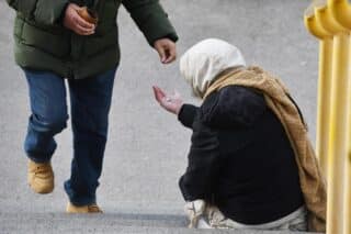 ibenik: Prosjak na ibenskoj trnici