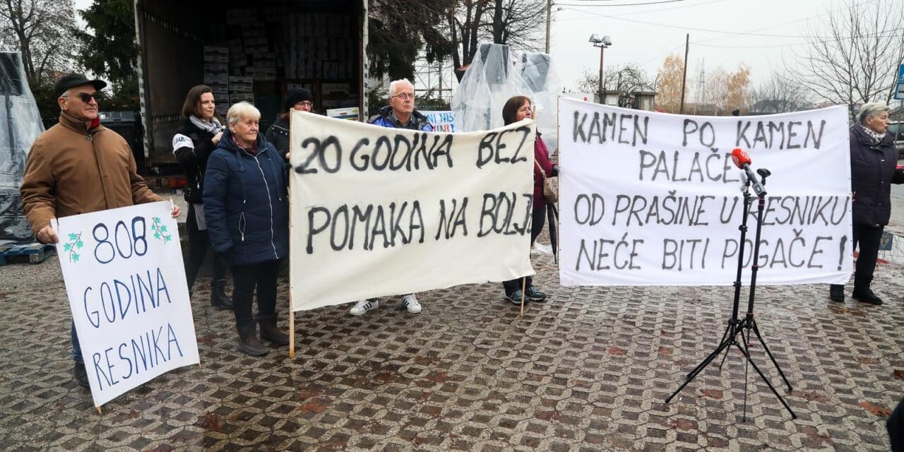Zagreb: Prosvjedni skup protiv izgradnje centra za gospodarenje otpadom u Resniku