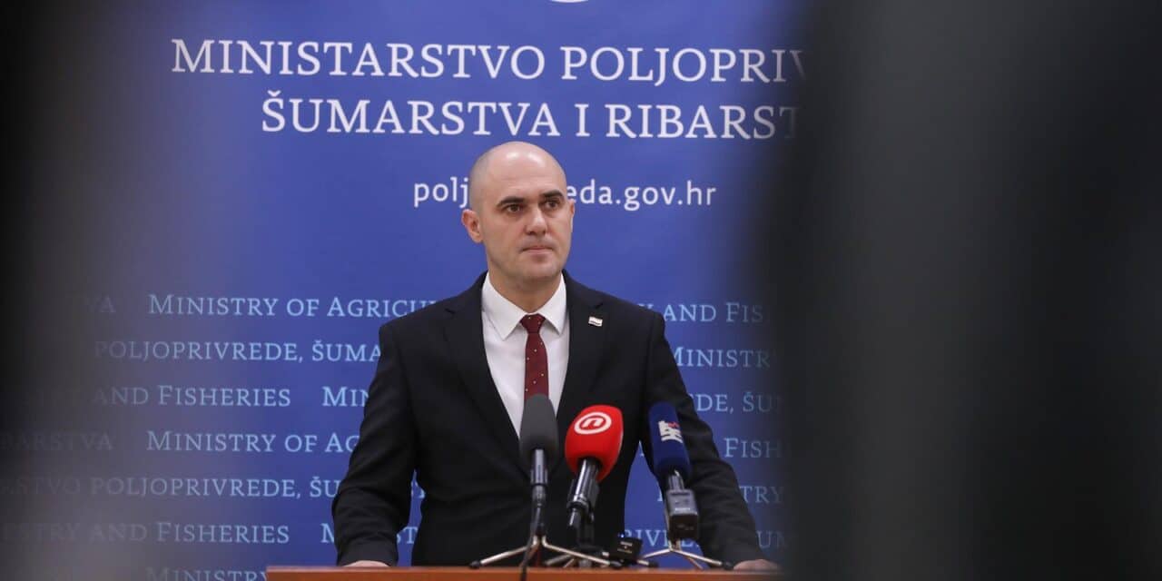 Zagreb: Ministar Dabro o isplatama predujma poljoprivrednicima, bit će isplaćeno ukupno 94,7 milijuna eura