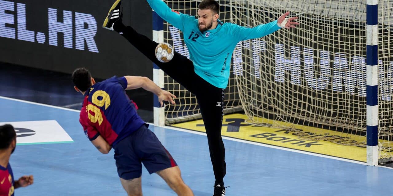 Susret 5. kola Lige prvaka između rukometaša Zagreba i Barce