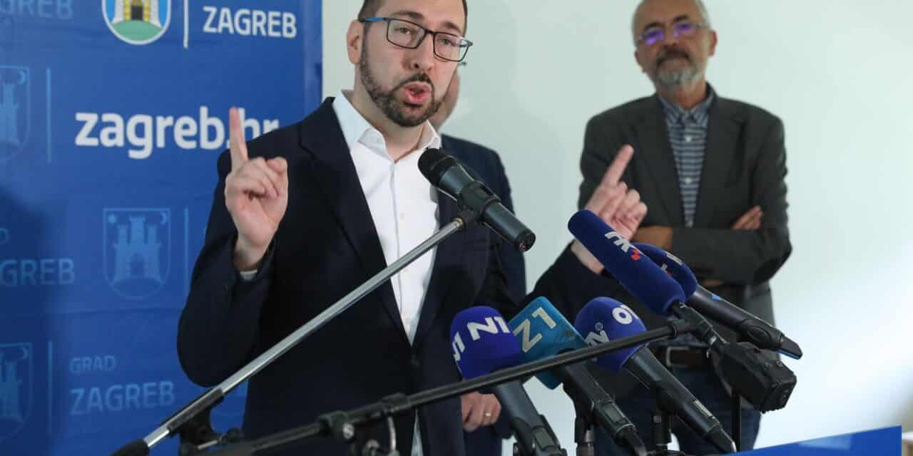 Zagreb: Tomašević dao izjavu za medije uoči otvorenja Područnog objekta Dječjeg vrtića Poletarac