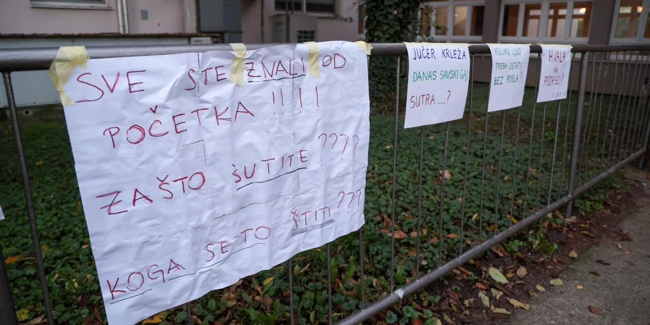 Zagreb:  Novi prosvjed roditelja pred zagrebačkom školom u koju ide problematični učenik