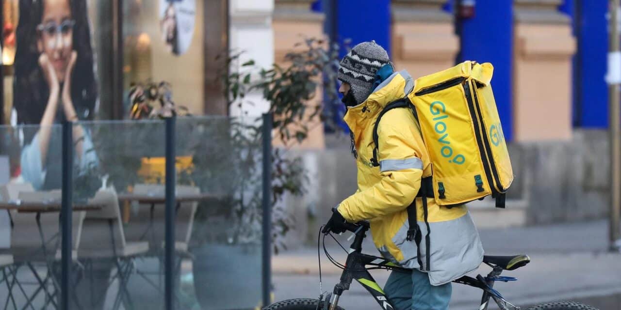 Dostavljači Glova u centru Zagreba