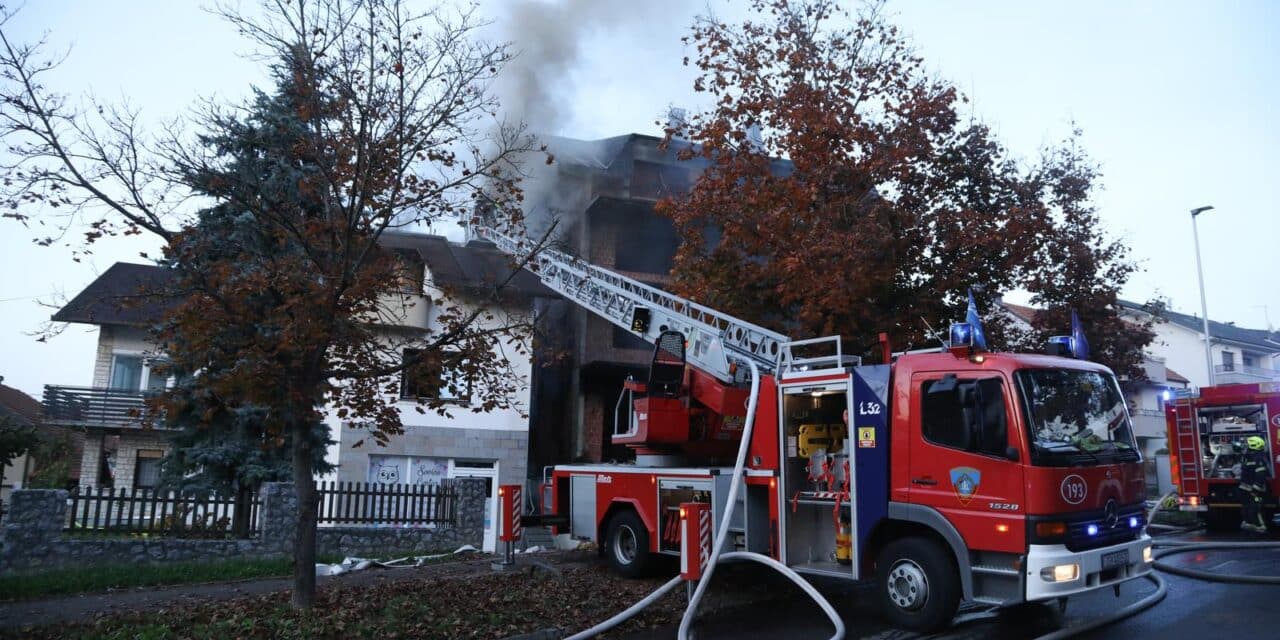Zagreb: U napuštenoj kući u Sesvetema tijekom popodneva izbio požar