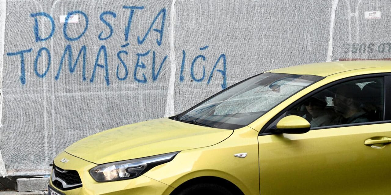Zagreb: Grafiti protiv gradonačelnika Tomaševića