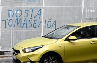 Zagreb: Grafiti protiv gradonačelnika Tomaševića