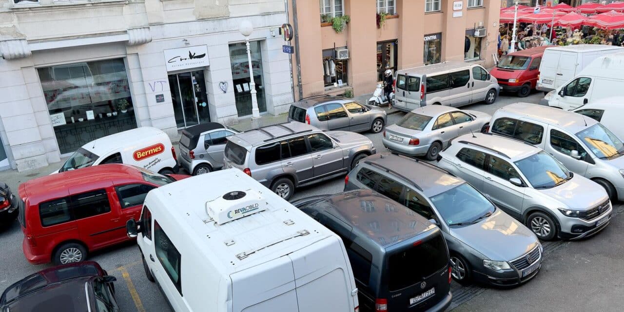 Zagreb: Potpuno zakrcena ulica Pod zidom