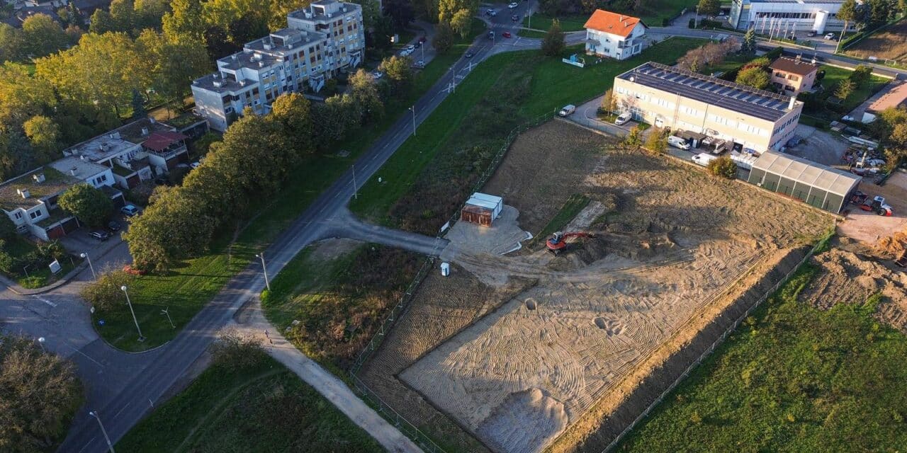 Snimke iz zraka po?etka radova na pro�irenju i rekonstrukciji Sarajevske ceste u Zagrebu