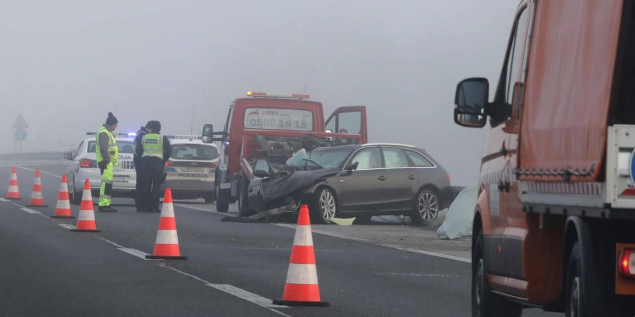 prometna nesreća autocesta sudar
