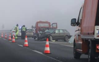 prometna nesreća autocesta sudar