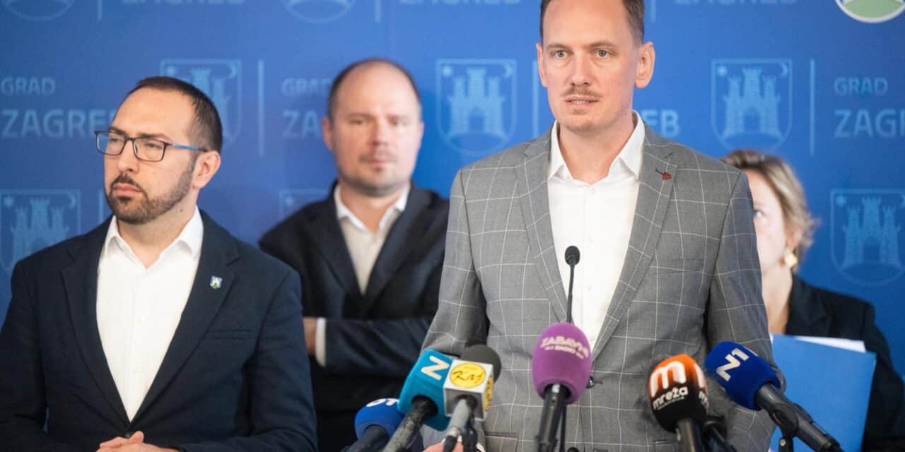 Zagreb: Konferencija za medije Tomislava Tomaševića o velikim projektima cestovne infrastrukture