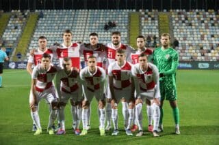 Rijeka: Kvalifikacijska utakmica između Hrvatske i Gruzije U-21 reprezentacije